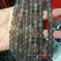 Natural Grey Agate Natural Gemstone Beads Round Loose Stone Beads for Jewelry Making 6mm 63pcs